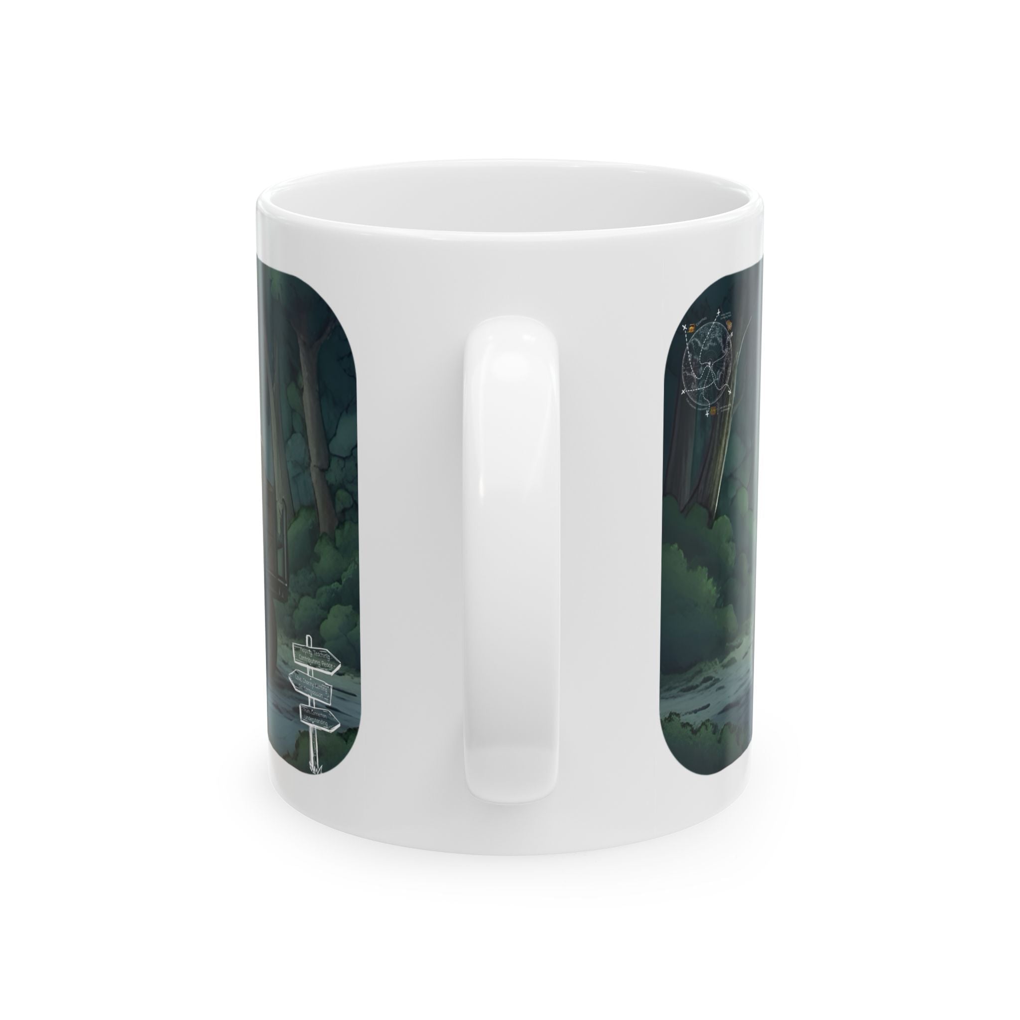 Adventure 4x4 Trucks #31, Young Adults On The Move White Ceramic Mug — Find Your Path To The Essentials Cup (11oz & 15oz)