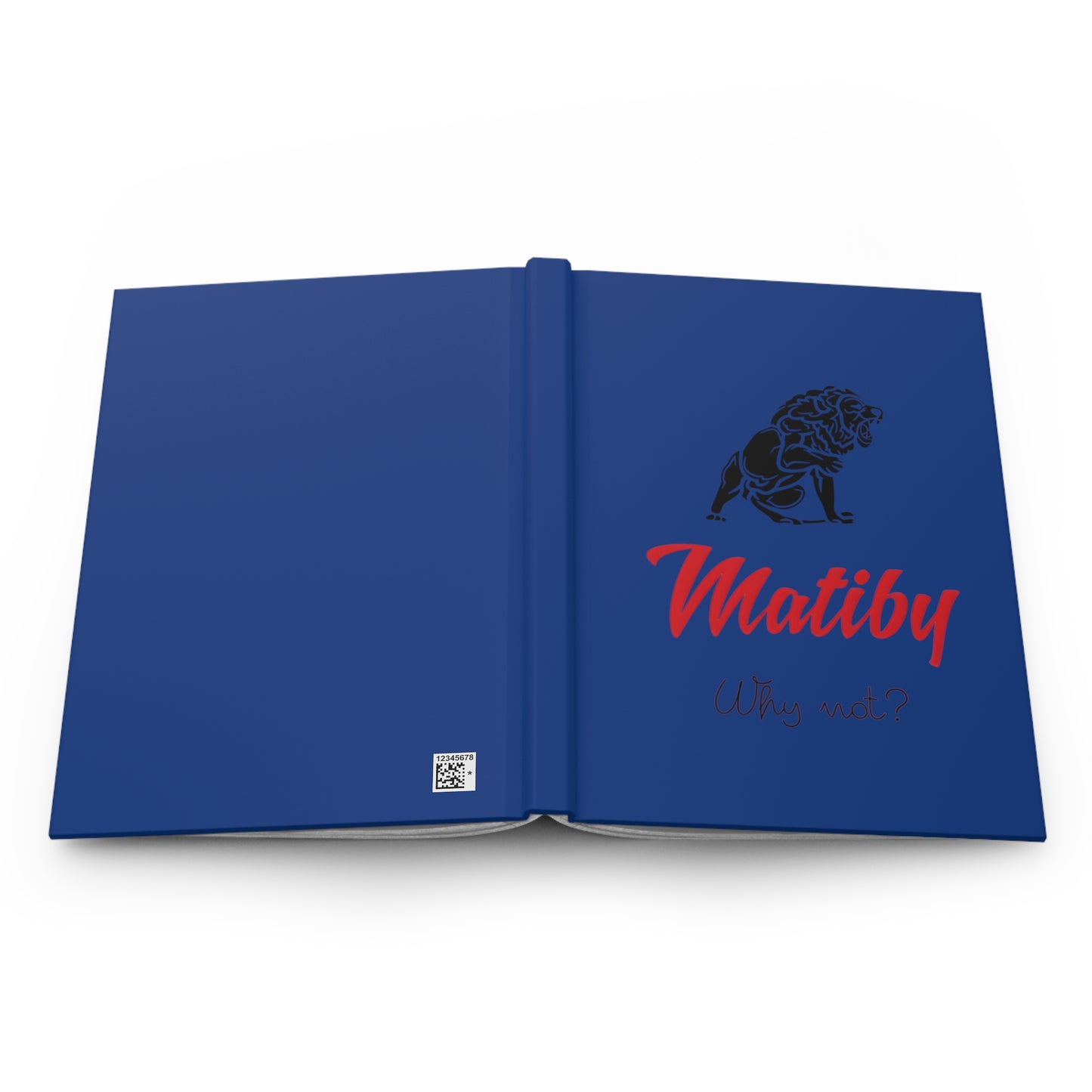 Matiby Hardcover Journal Matte Dark Blue