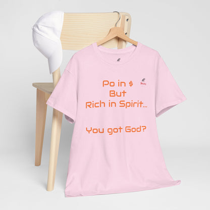 Po in $ Unisex Heavy Cotton Tee