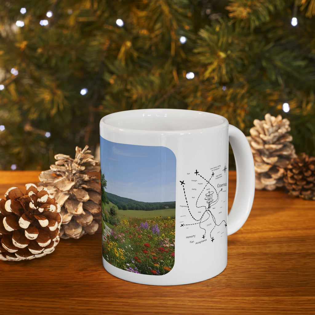 Cozy Architecture & Dreamy Landscapes #9 White Ceramic Mug – Homes Home Sweet Home Cup (11oz/15oz)