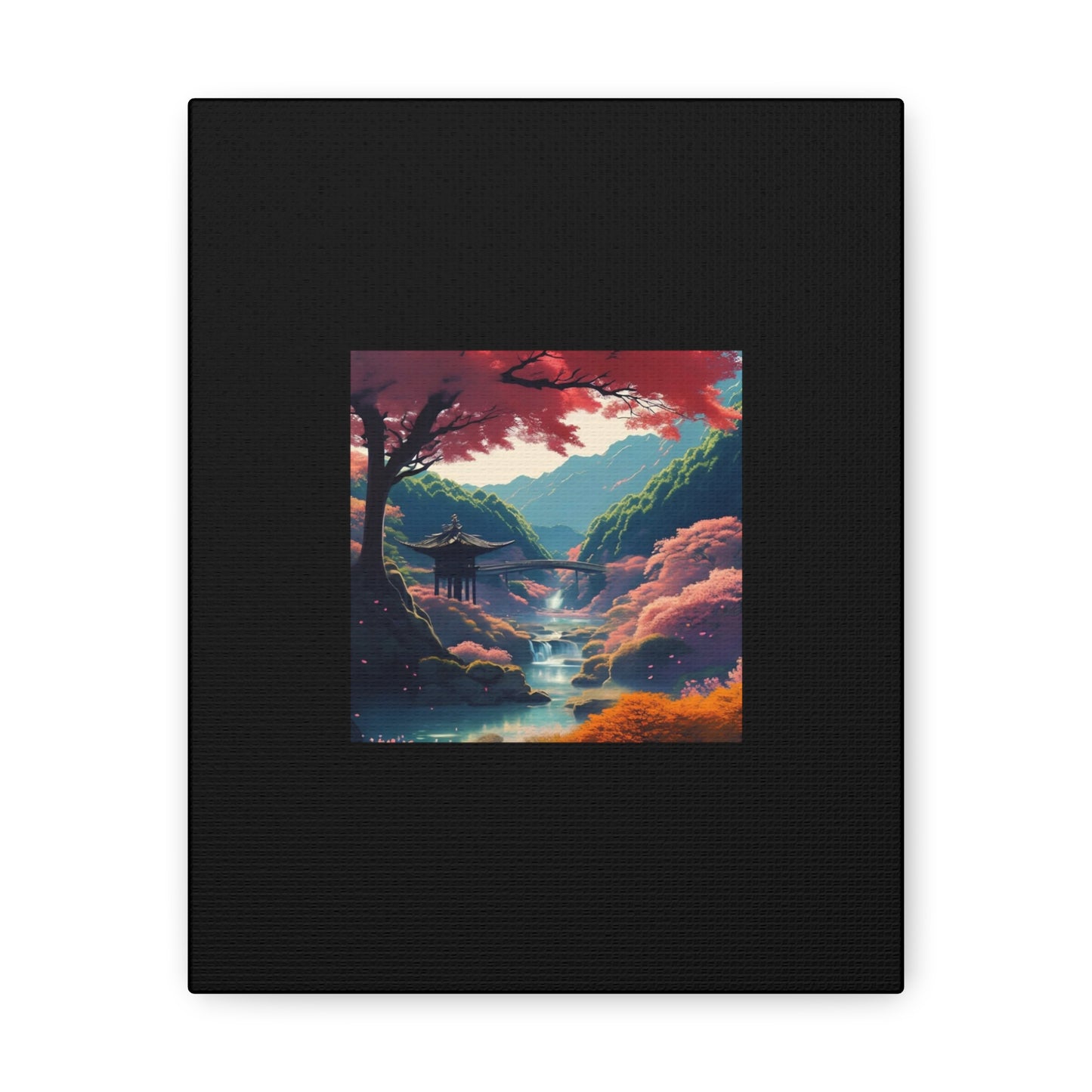 Artzy Scenic Black Canvas Gallery Wraps