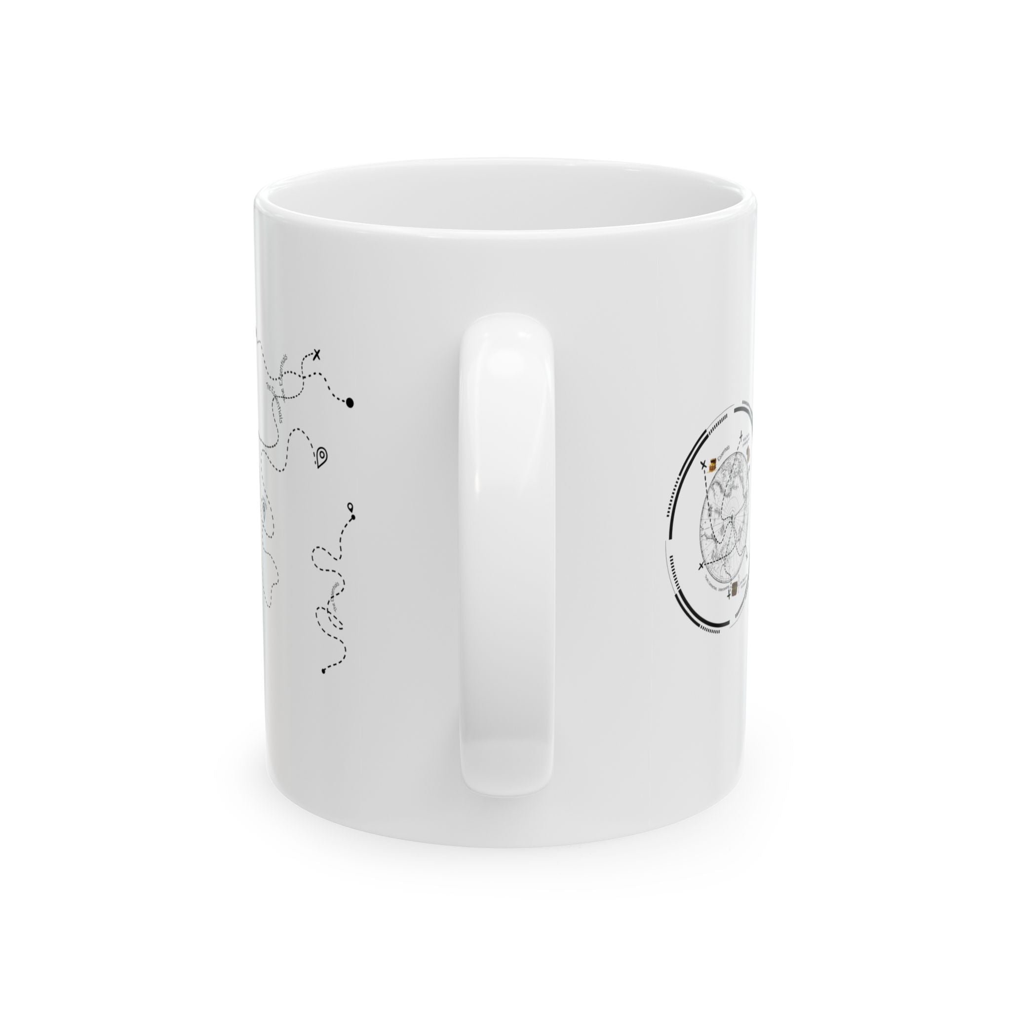 Joyful Flying Anime Cruiser White Ceramic Mug #1 – Friends, Family & Imaginative Adventures, Celebrating Companionship, Creativity & Life’s Little Wonders Cup (11oz/15oz)