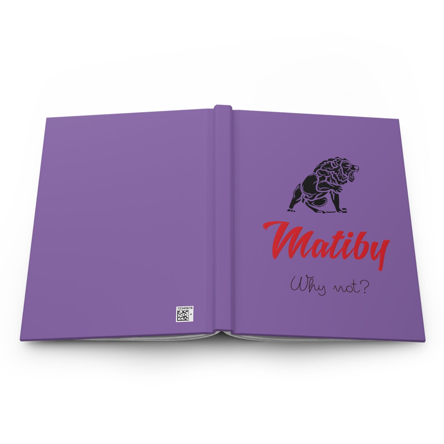 Matiby Hardcover Journal Matte Light Purple