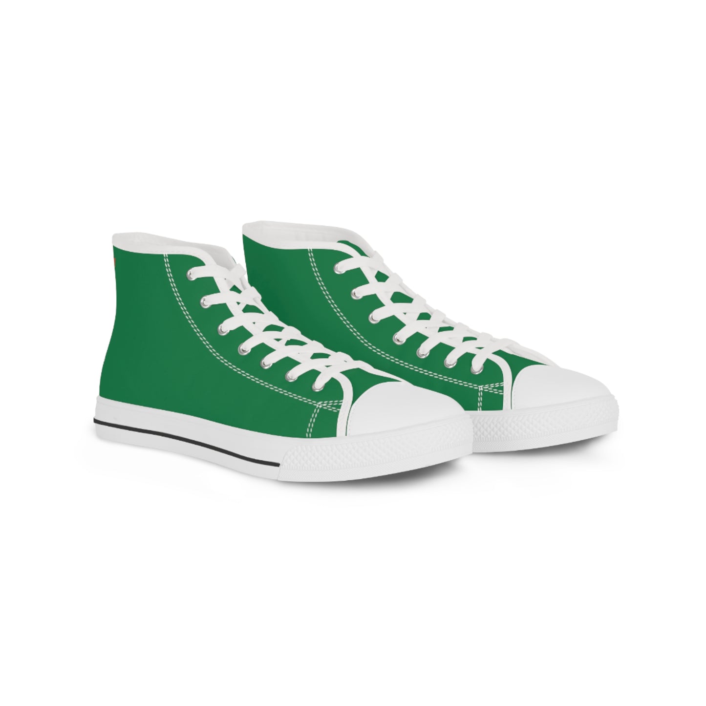 Men's Dark Green High Top Sneakers