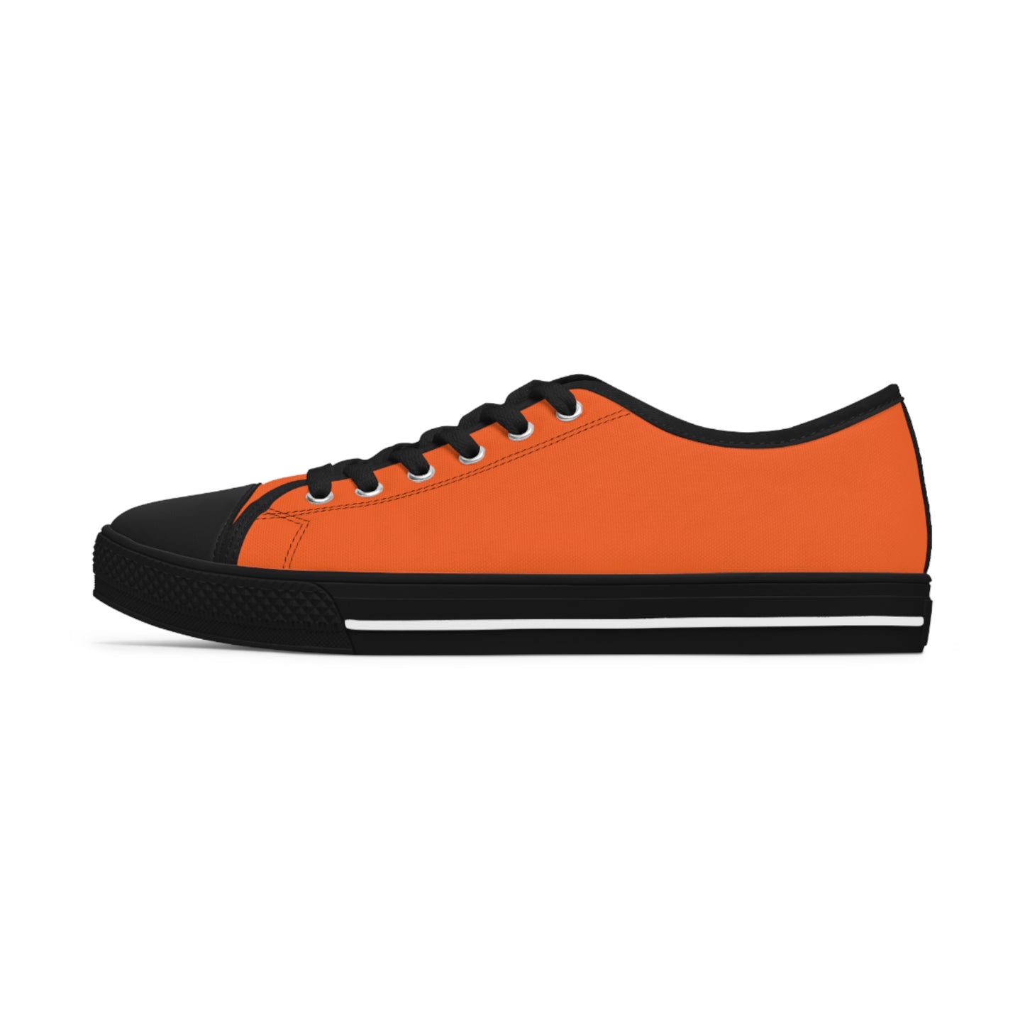 Women's Orange Low Top Sneakers