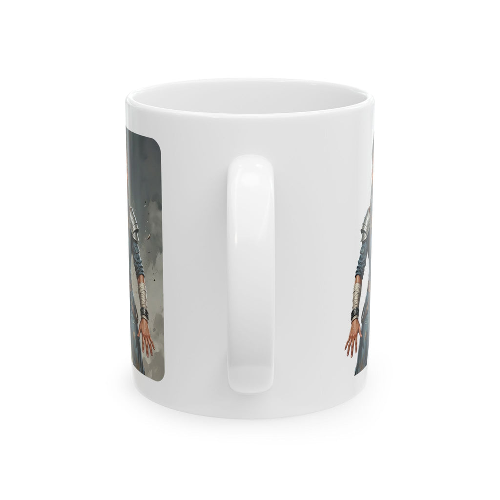 Gentle Woman of Valor #27 White Ceramic Mug - Fearfully & Wonderfully Made Tribute Cup (11oz/15oz)
