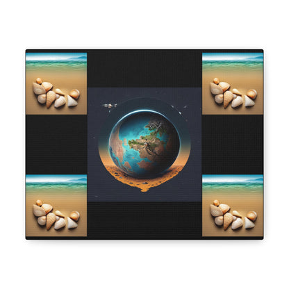 Matiby Worlds Black Canvas Gallery Wraps