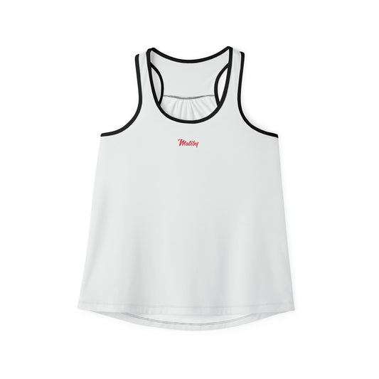 Women's White Tank Top (AOP)