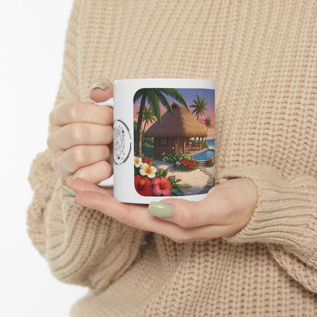 Cozy Architecture & Dreamy Landscapes #41 White Ceramic Mug – Homes Home Sweet Home Cup (11oz/15oz)