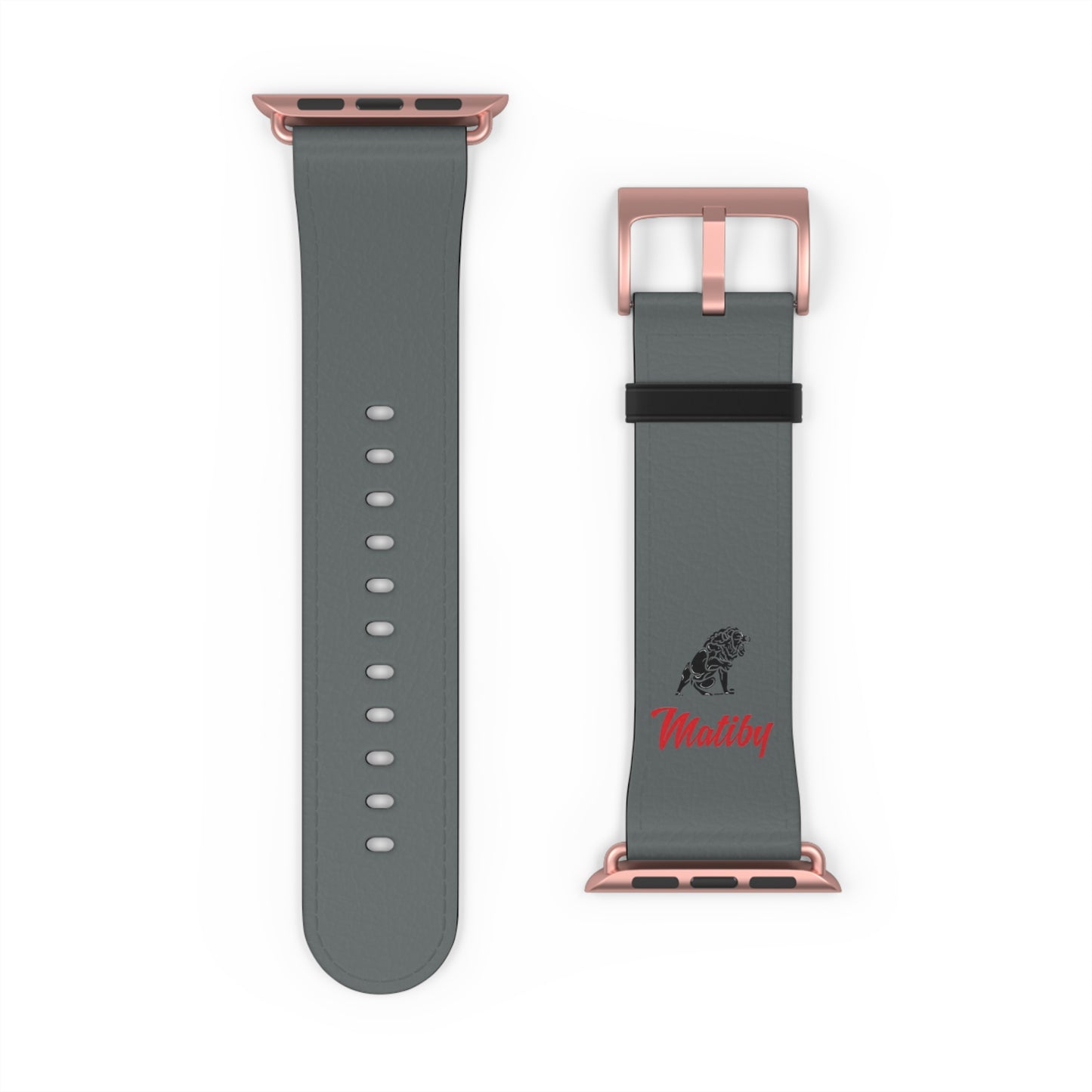 Matiby Dark Grey Watch Band