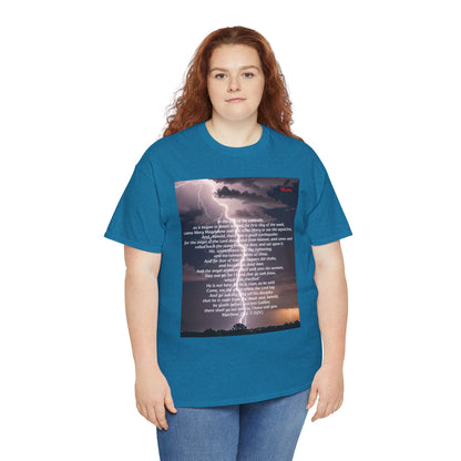 Lightning Style He is Risen Unisex Heavy Cotton Tee