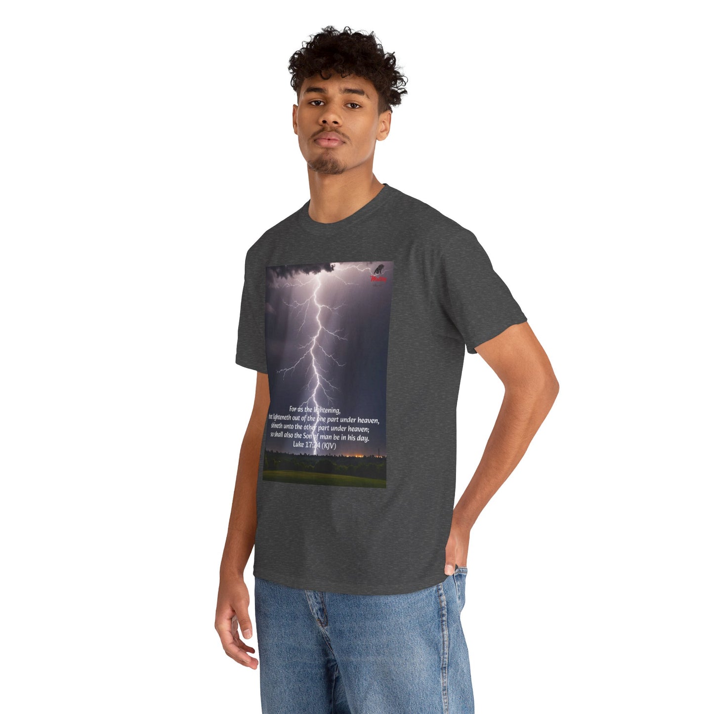 Lightning Style Son of man Unisex Heavy Cotton Tee