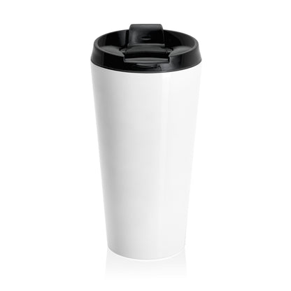 Matiby White Stainless Steel Travel Mug