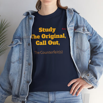 Study The Original Unisex Heavy Cotton Tee