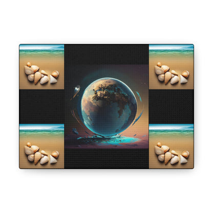 Matiby Worlds Black Canvas Gallery Wraps