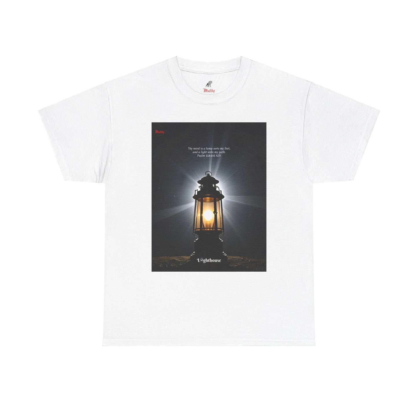 Lighthouse Psalm 119 Unisex Heavy Cotton Tee