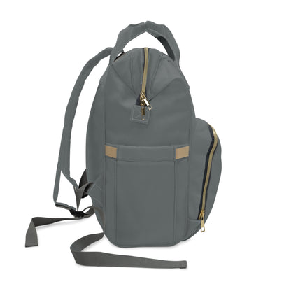 Multifunctional Diaper Backpack Dark Grey