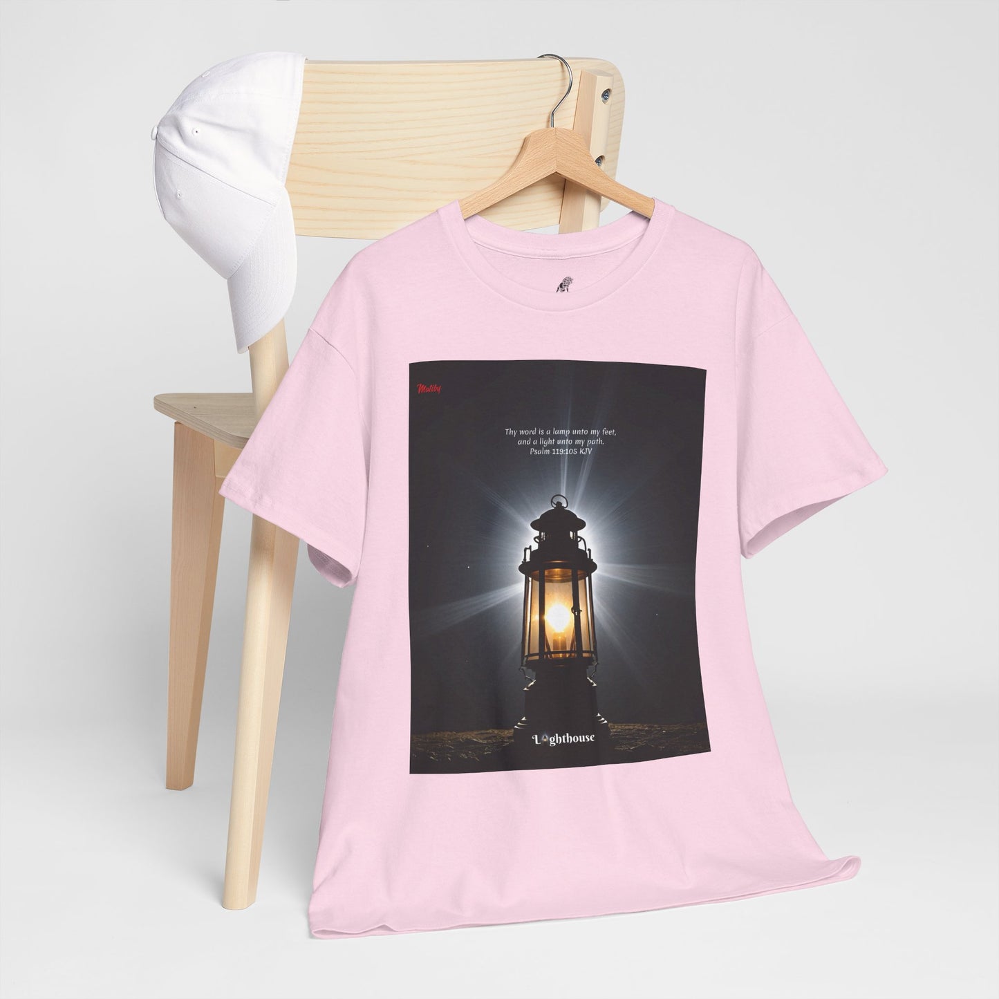 Lighthouse Psalm 119 Unisex Heavy Cotton Tee