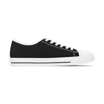 Women's Black Low Top Sneakers