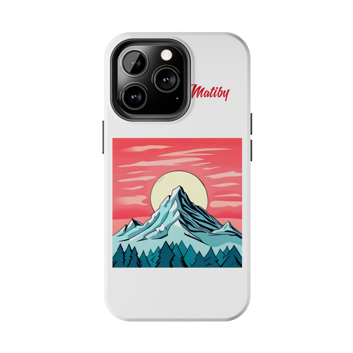 Sunset Mountain Tough Phone Cases