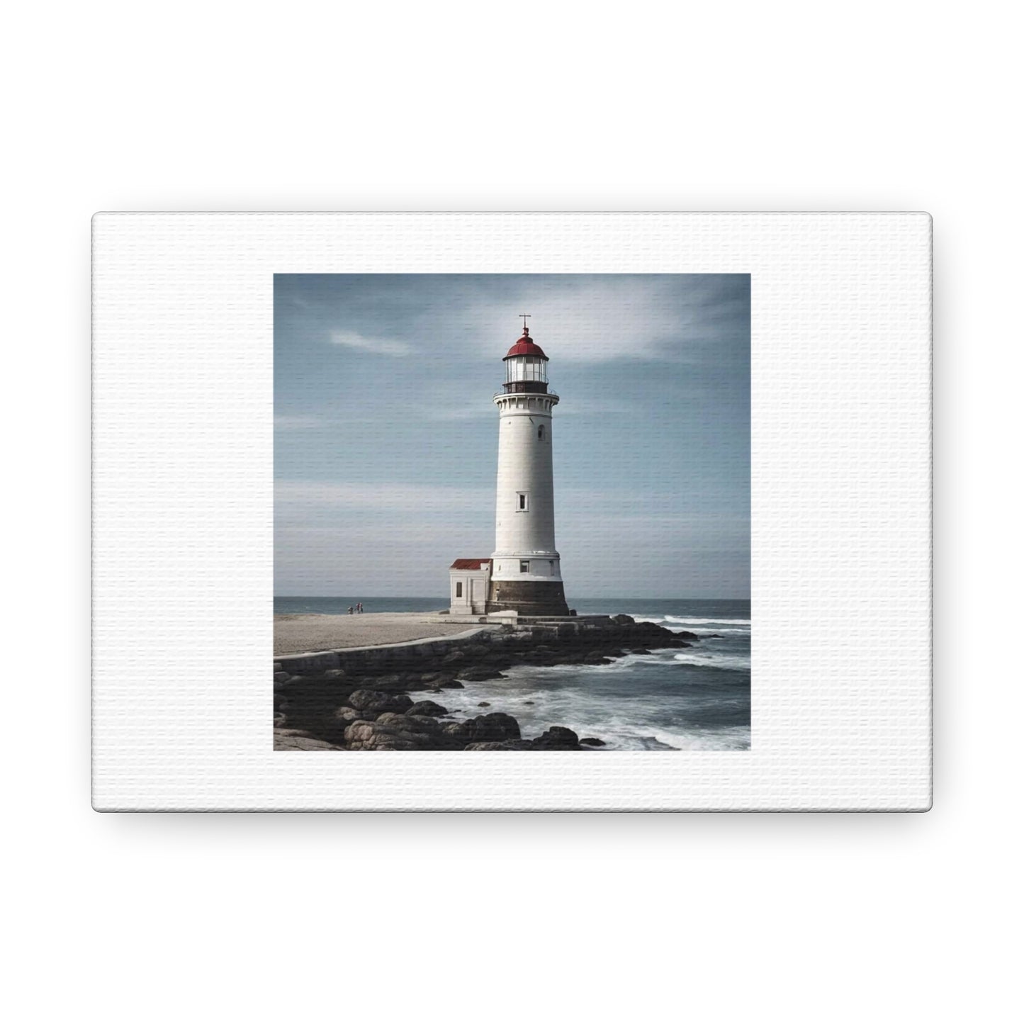 Lighthouse White Canvas Gallery Wraps