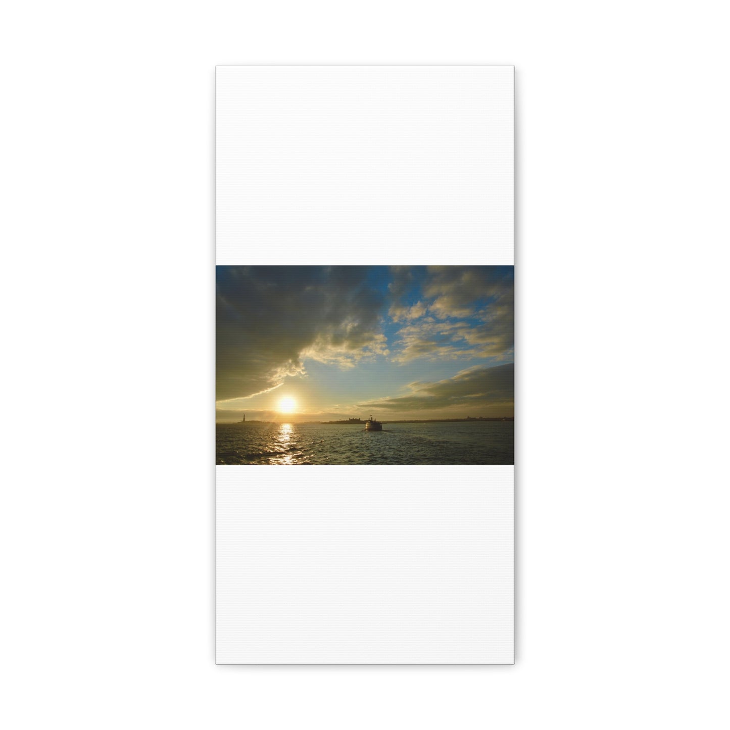 Sunset White Canvas Gallery Wraps