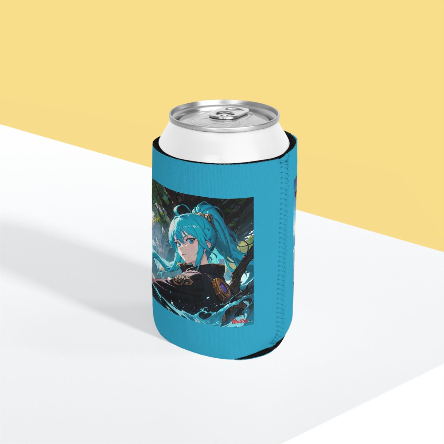 The Rising Can Cooler Sleeve, Turquoise