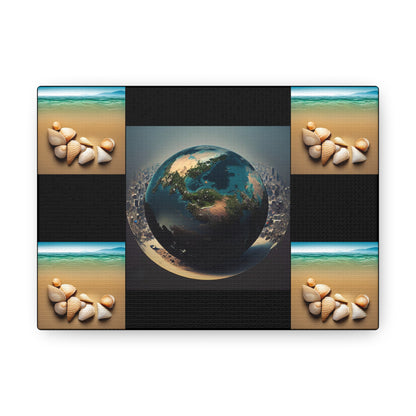 Matiby Worlds Black Canvas Gallery Wraps