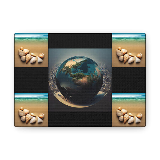 Matiby Worlds Black Canvas Gallery Wraps