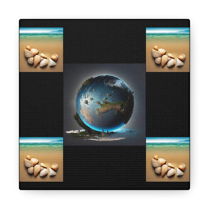 Matiby Worlds Black Canvas Gallery Wraps