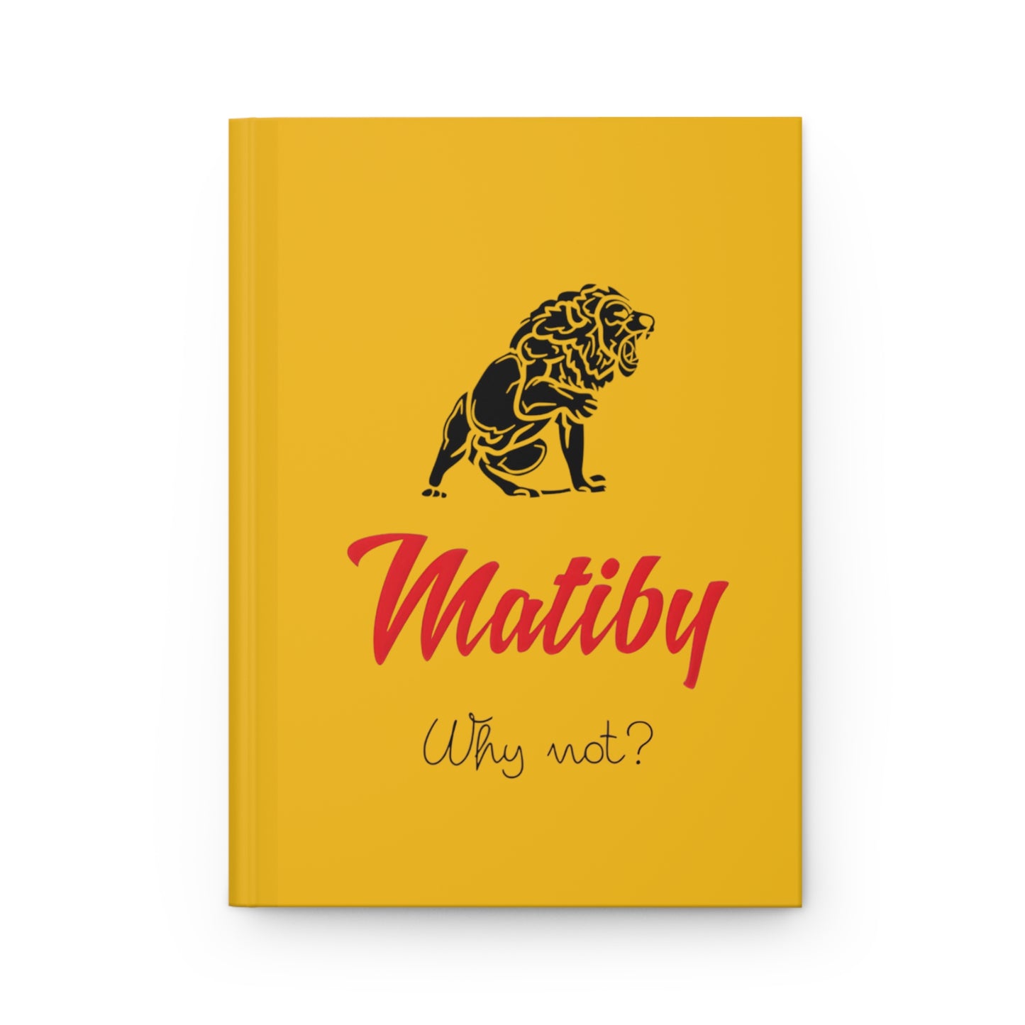 Matiby Hardcover Journal Matte Yellow