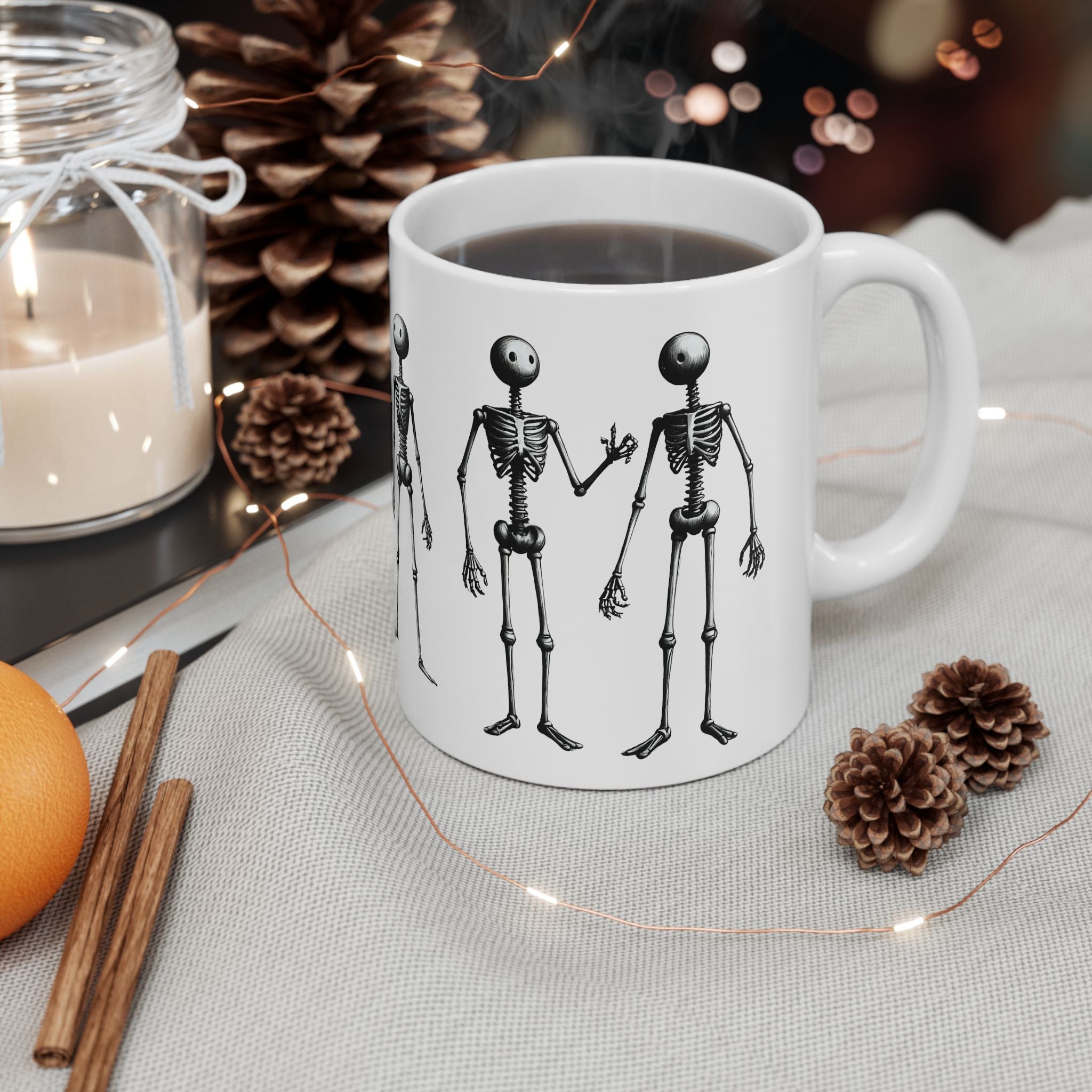 The Stick-To-It Species #18 White Ceramic Mug – Anatomy of Optimism Cup 11oz/15oz