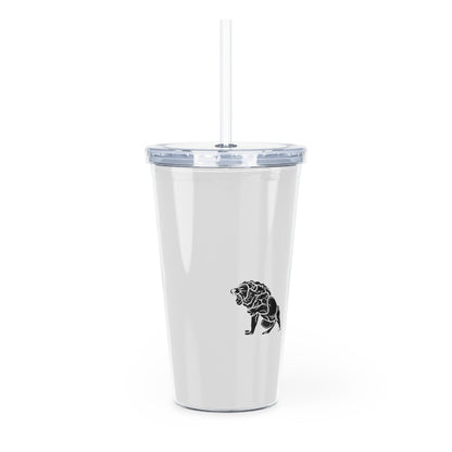 Matiby Plastic Tumbler with Straw