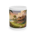 Cozy Architecture & Dreamy Landscapes #44 White Ceramic Mug – Homes Home Sweet Home Cup (11oz/15oz)