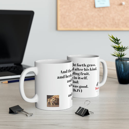 Bible Speaks Gen 1:12 Ceramic Mug, 11oz