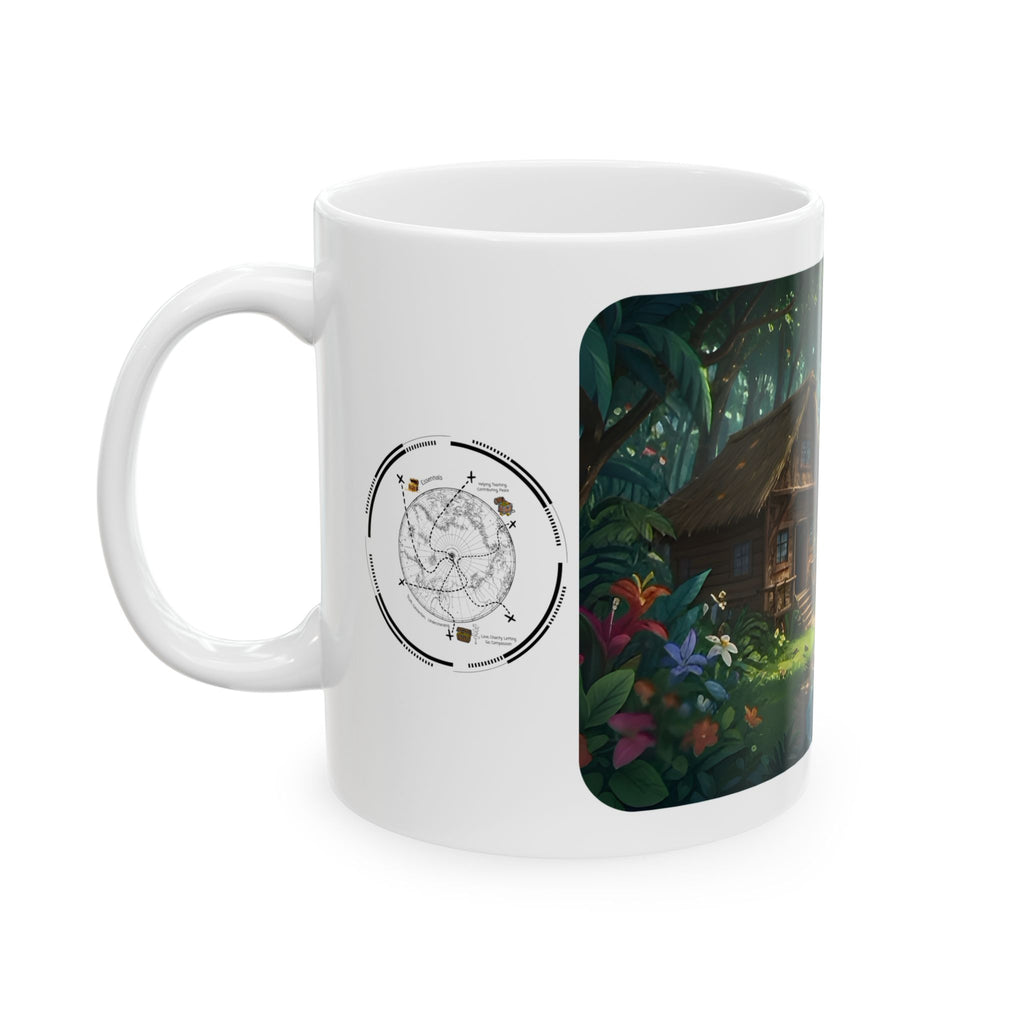 Cozy Architecture & Dreamy Landscapes #46 White Ceramic Mug – Homes Home Sweet Home Cup (11oz/15oz)