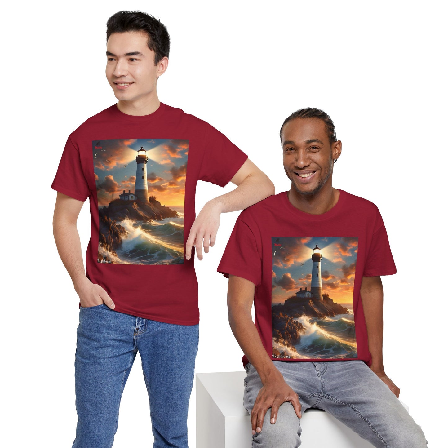 Lighthouse Unisex Heavy Cotton Tee