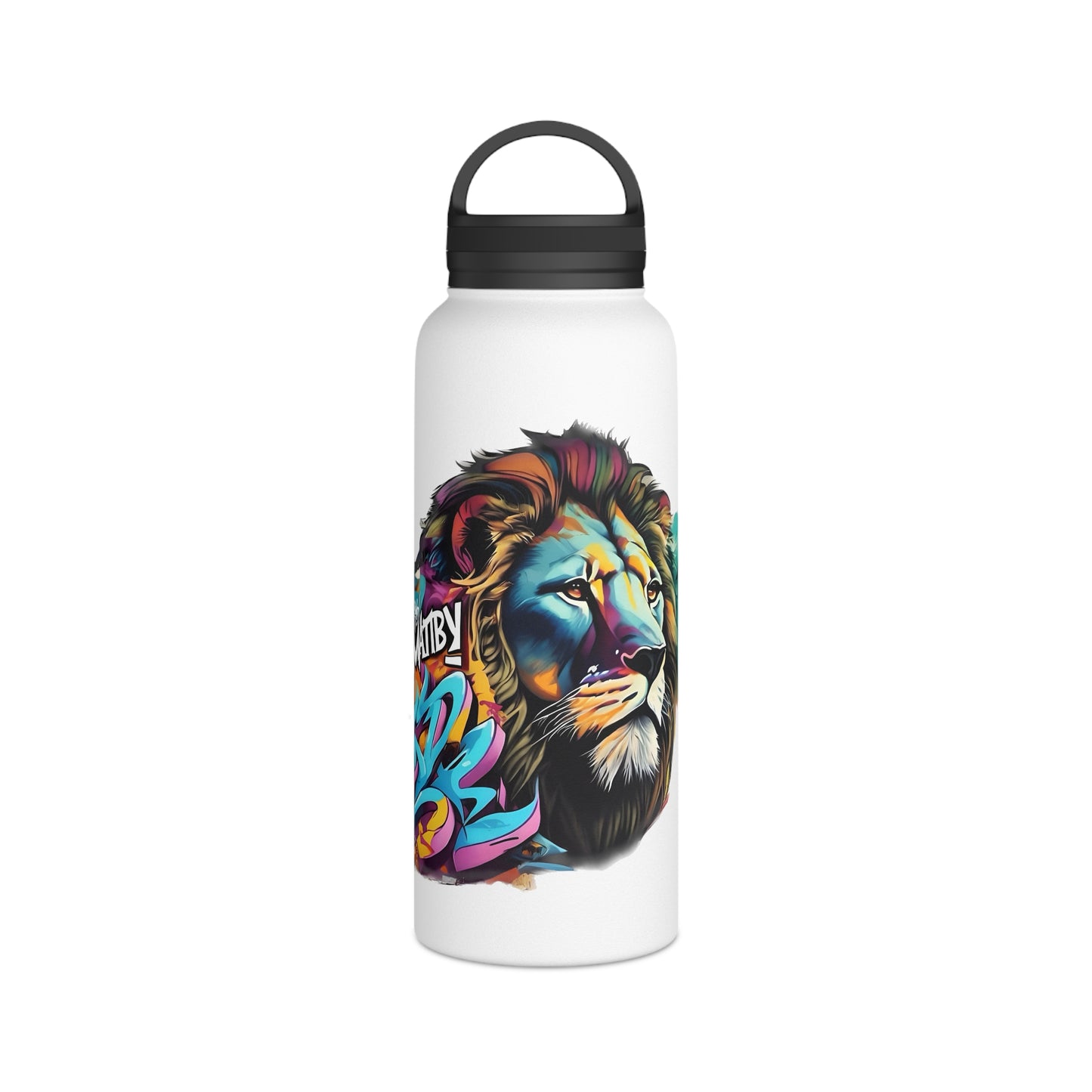 Matiby Matiffi Stainless Steel Water Bottle, Handle Lid