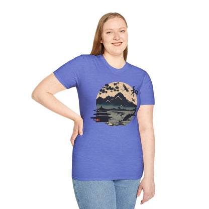 Japanese Landscape Unisex Softstyle T-Shirt