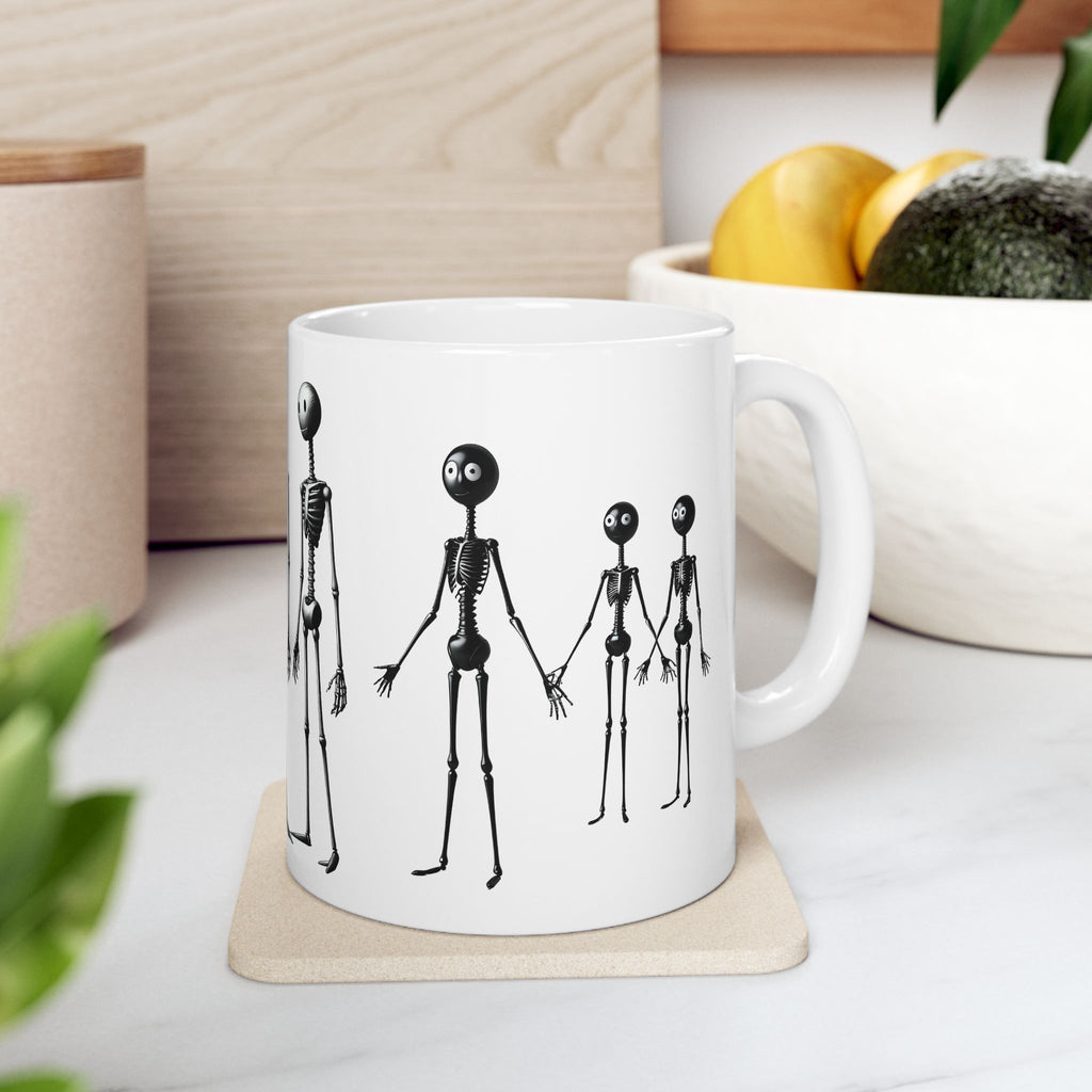 The Stick-To-It Species #12 White Ceramic Mug – Anatomy of Optimism Cup 11oz/15oz
