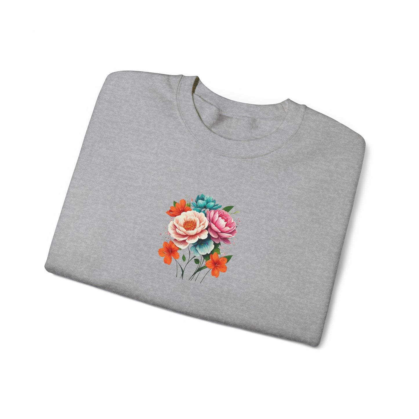 Matiby Flower Unisex Heavy Blend™ Crewneck Sweatshirt