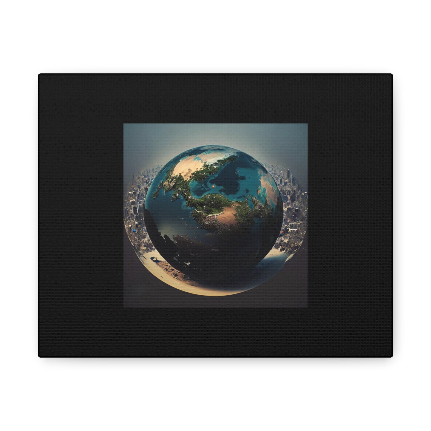 Matiby Worlds Black Canvas Gallery Wraps