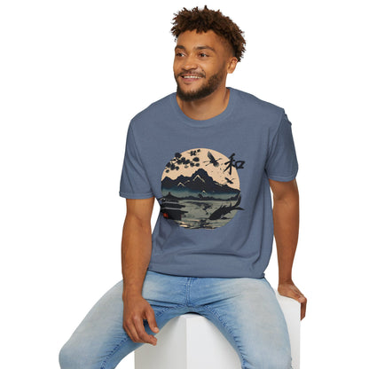 Japanese Landscape Unisex Softstyle T-Shirt