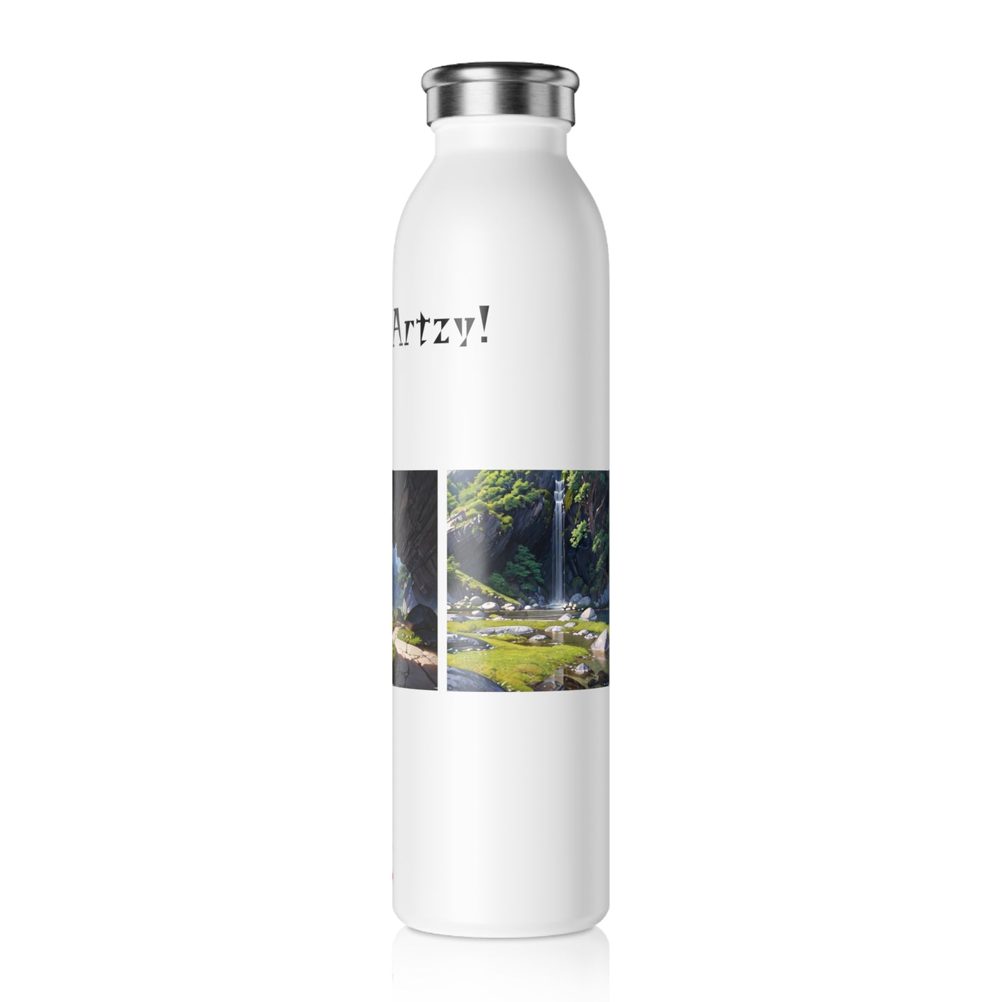 Artzy Slim Water Bottle