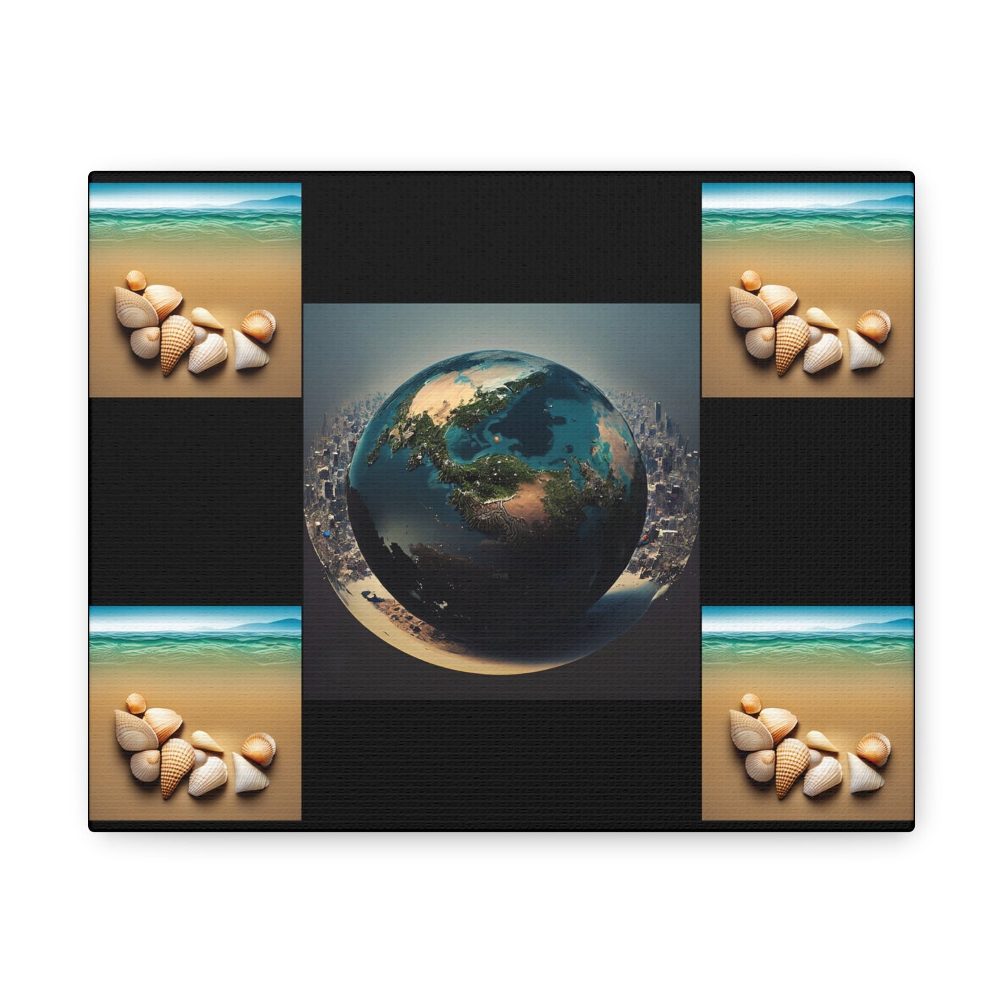 Matiby Worlds Black Canvas Gallery Wraps