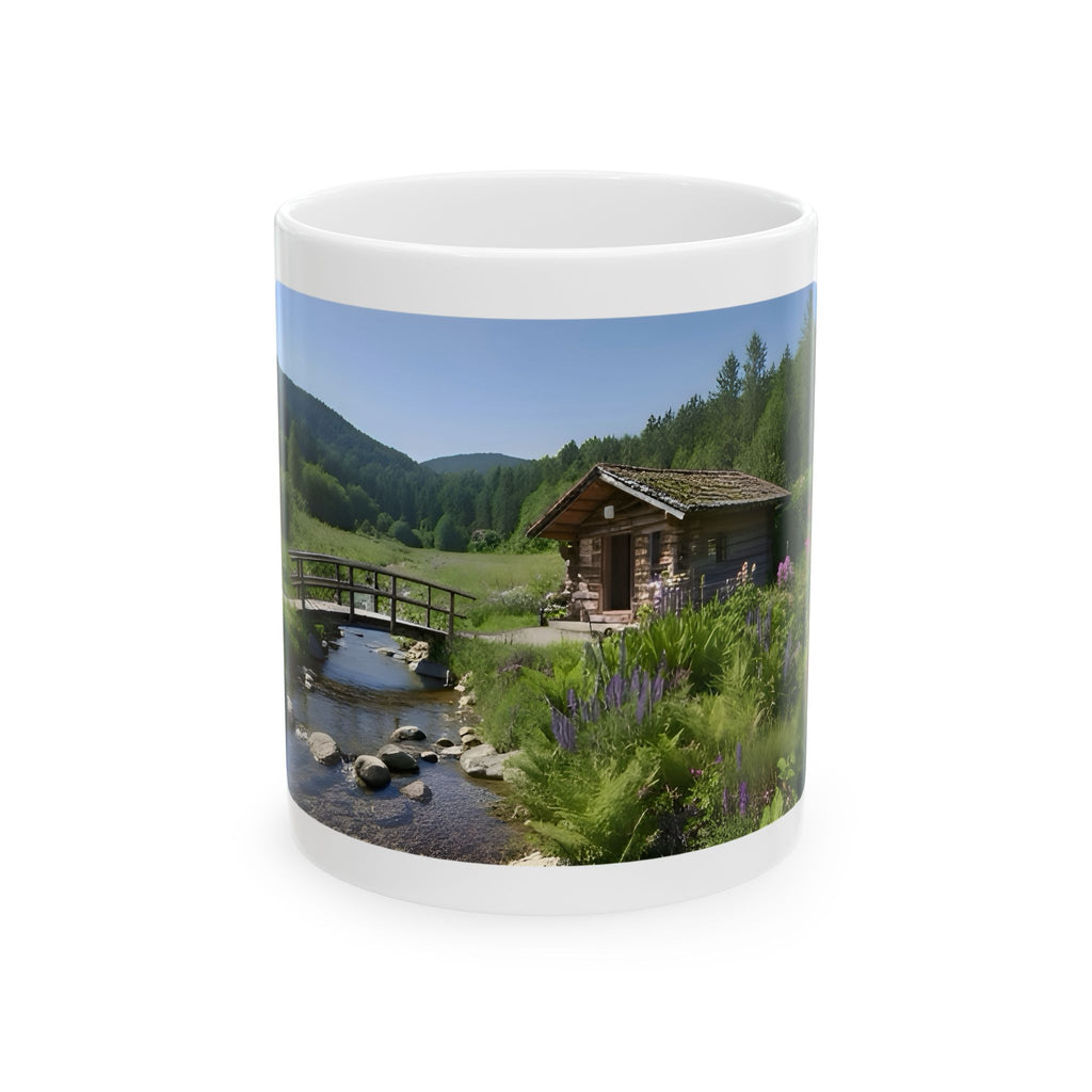 Cozy Architecture & Dreamy Landscapes #24 White Ceramic Mug – Homes Home Sweet Home Cup (11oz/15oz)