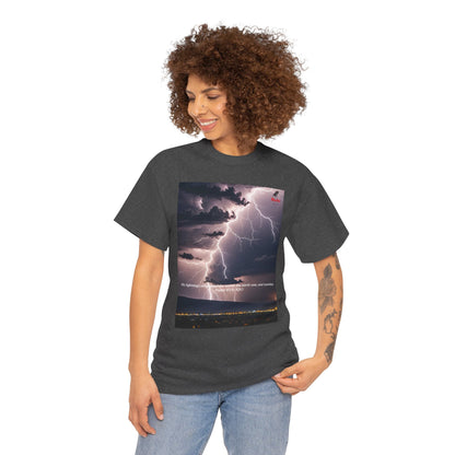 Lightning Style Earth Trembled Unisex Heavy Cotton Tee