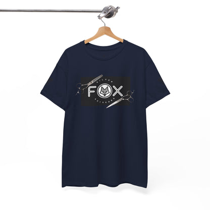 Silver Fox Scissors Unisex Heavy Cotton Tee