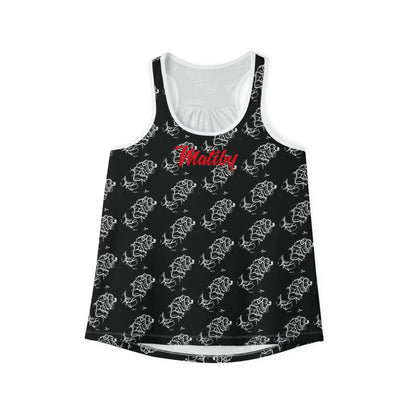 Women's Black Tank Top (AOP)