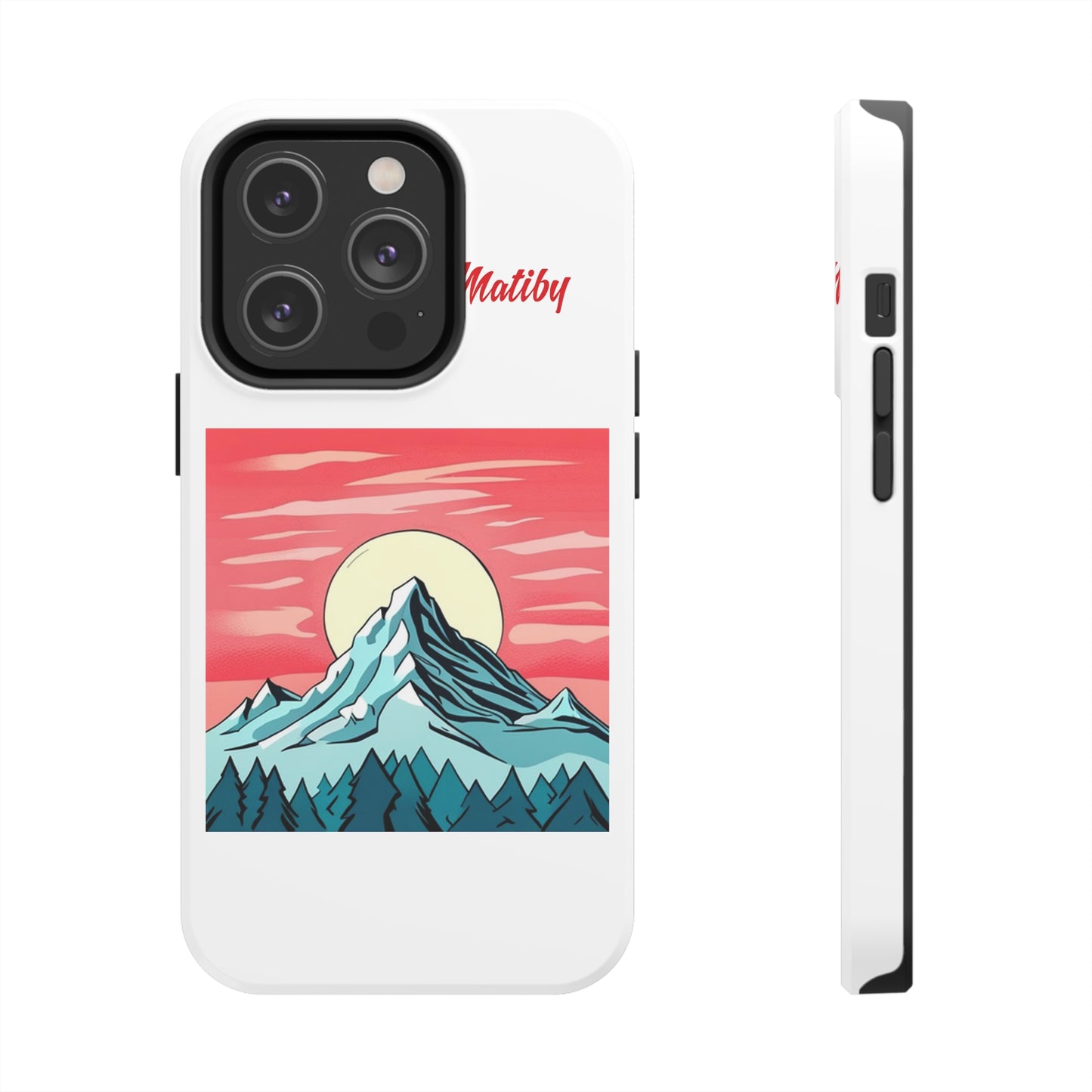 Sunset Mountain Tough Phone Cases